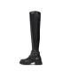 Tommy Hilfiger Ботуши Stretch Monochromatic Longboot FW0FW07611 Черен - Pepit.bg