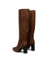 Tommy Hilfiger Ботуши Th Hair Calf High Heel Long Boot FW0FW05169 Кафяв - Pepit.bg