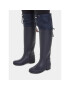 Tommy Hilfiger Ботуши Tommy Tartan Rubberboot FW0FW07664 Син - Pepit.bg