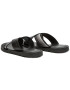 Tommy Hilfiger Чехли Criss Cross Leather Sandal FM0FM02120 Черен - Pepit.bg