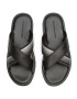 Tommy Hilfiger Чехли Criss Cross Leather Sandal FM0FM02120 Черен - Pepit.bg