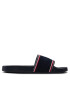 Tommy Hilfiger Чехли Essential Shiny Knit Pool Slide FW0FW06311 Тъмносин - Pepit.bg