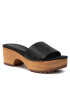 Tommy Hilfiger Чехли Feminine Mid Heel Clog Sandal FW0FW06241 Черен - Pepit.bg