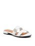 Tommy Hilfiger Чехли Hardware Flat Leather Mule FW0FW05775 Бял - Pepit.bg