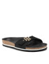 Tommy Hilfiger Чехли Th Molded Footbed Flat Sandal FW0FW06244 Черен - Pepit.bg