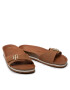 Tommy Hilfiger Чехли Th Molded Footbed Flat Sandal FW0FW06244 Кафяв - Pepit.bg