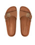 Tommy Hilfiger Чехли Th Molded Footbed Flat Sandal FW0FW06244 Кафяв - Pepit.bg