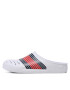 Tommy Hilfiger Чехли Comfortable Eva Hilfiger Mule FM0FM04467 Бял - Pepit.bg