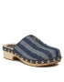 Tommy Hilfiger Сабо Denim Contrast Clog FW0FW07410 Тъмносин - Pepit.bg