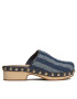 Tommy Hilfiger Сабо Denim Contrast Clog FW0FW07410 Тъмносин - Pepit.bg