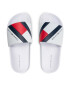 Tommy Hilfiger Чехли Flag Print Pool Slide T3B0-32273-1172100 S Бял - Pepit.bg