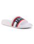 Tommy Hilfiger Чехли Maxi Lettering Print Pool Slide T3B0-30757-0904 S Бял - Pepit.bg