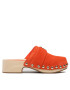 Tommy Hilfiger Чехли Th Clog Suede FW0FW07171 Оранжев - Pepit.bg