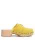 Tommy Hilfiger Сабо Th Clog Suede FW0FW07171 Жълт - Pepit.bg