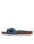 Tommy Hilfiger Чехли Th Mule Sandal Suede FW0FW07071 Син - Pepit.bg