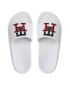 Tommy Hilfiger Чехли Th Raised Embroidery Pool Slide FM0FM04349 Бял - Pepit.bg