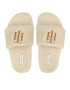 Tommy Hilfiger Чехли Th Sherpa Fur Slide FW0FW06718 Бежов - Pepit.bg