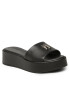 Tommy Hilfiger Чехли Th Slip On Sandal Flatform FW0FW07243 Черен - Pepit.bg