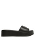 Tommy Hilfiger Чехли Th Slip On Sandal Flatform FW0FW07243 Черен - Pepit.bg