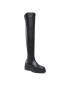 Tommy Hilfiger Чизми Monochromatic Over The Knee Boot FW0FW07055 Черен - Pepit.bg