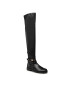 Tommy Hilfiger Чизми Th Hardware Overknee Boot FW0FW06057 Черен - Pepit.bg