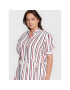 Tommy Hilfiger Curve Ежедневна рокля WW0WW35373 Бял Relaxed Fit - Pepit.bg