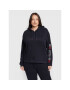 Tommy Hilfiger Curve Суитшърт Half Zip UW0UW03588 Тъмносин Regular Fit - Pepit.bg