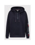 Tommy Hilfiger Curve Суитшърт Half Zip UW0UW03588 Тъмносин Regular Fit - Pepit.bg