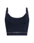 Tommy Hilfiger Curve Сутиен-топ Unlined UW0UW02625 Тъмносин - Pepit.bg