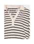 Tommy Hilfiger Curve Тениска с яка и копчета WW0WW39272 Екрю Relaxed Fit - Pepit.bg