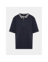 Tommy Hilfiger Curve Тениска с яка и копчета WW0WW39277 Тъмносин Slim Fit - Pepit.bg