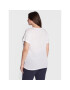 Tommy Hilfiger Curve Тишърт Crv Rlx Linen WW0WW35382 Бял Oversize - Pepit.bg