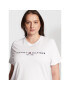 Tommy Hilfiger Curve Тишърт Ess WW0WW29738 Бял Regular Fit - Pepit.bg