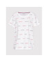 Tommy Hilfiger Curve Тишърт UW0UW03297 Бял Regular Fit - Pepit.bg