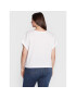 Tommy Hilfiger Curve Тишърт UW0UW03633 Бял Relaxed Fit - Pepit.bg