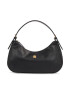 Tommy Hilfiger Дамска чанта Crest Leather Hobo AW0AW15866 Черен - Pepit.bg