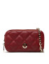 Tommy Hilfiger Дамска чанта Honey Mini Chain Crossover Quilt AW0AW10447 Бордо - Pepit.bg