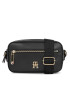 Tommy Hilfiger Дамска чанта Iconic Tommy Camera Bag AW0AW14873 Черен - Pepit.bg