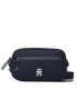 Tommy Hilfiger Дамска чанта Iconic Tommy Camera Bag Twill AW0AW15135 Тъмносин - Pepit.bg