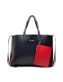 Tommy Hilfiger Дамска чанта Iconic Tommy Tote AW0AW10932 Тъмносин - Pepit.bg