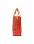 Tommy Hilfiger Дамска чанта Iconic Tommy Tote Check AW0AWI2311 Оранжев - Pepit.bg