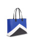 Tommy Hilfiger Дамска чанта Iconic Tommy Tote Chevron AW0AW15204 Син - Pepit.bg