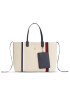 Tommy Hilfiger Дамска чанта Iconic Tommy Tote Corp AW0AW15157 Бежов - Pepit.bg