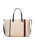 Tommy Hilfiger Дамска чанта Iconic Tommy Tote Corp AW0AW15157 Бежов - Pepit.bg