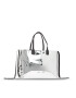 Tommy Hilfiger Дамска чанта Iconic Tommy Tote Metal AW0AW15202 Сив - Pepit.bg