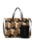 Tommy Hilfiger Дамска чанта Iconic Tommy Tote Mix Mono AW0AW10767 Кафяв - Pepit.bg