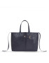 Tommy Hilfiger Дамска чанта Iconic Tommy Tote Mono AW0AW15572 Тъмносин - Pepit.bg