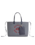 Tommy Hilfiger Дамска чанта Iconic Tommy Tote Wool Logo AW0AW15576 Сив - Pepit.bg