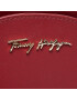 Tommy Hilfiger Дамска чанта Luxe leather Clutch Wide Strap AW0AW10488 Бордо - Pepit.bg