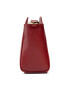 Tommy Hilfiger Дамска чанта Luxe leather Clutch Wide Strap AW0AW10488 Бордо - Pepit.bg